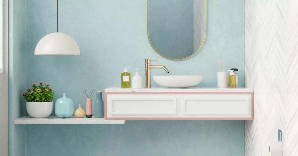 Floating Makeup Vanity - City Kitchen & Bath