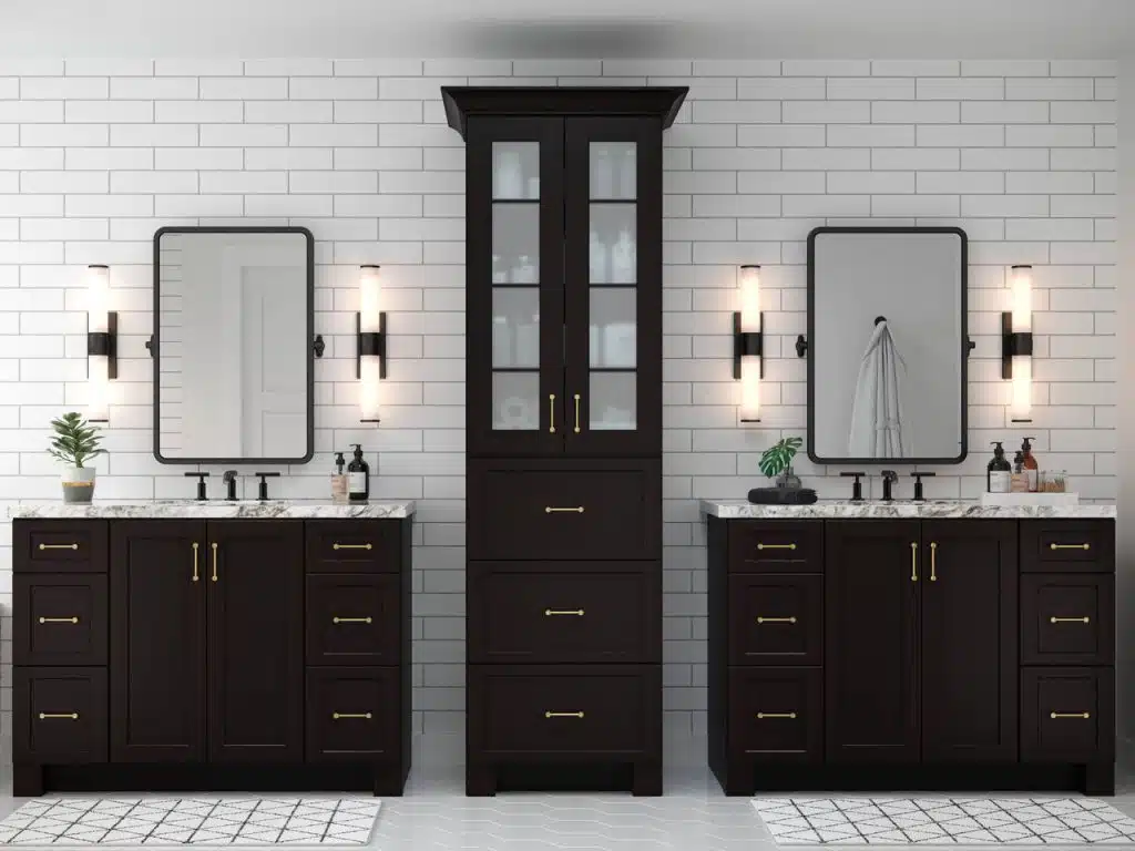double vanity bathroom remodeling